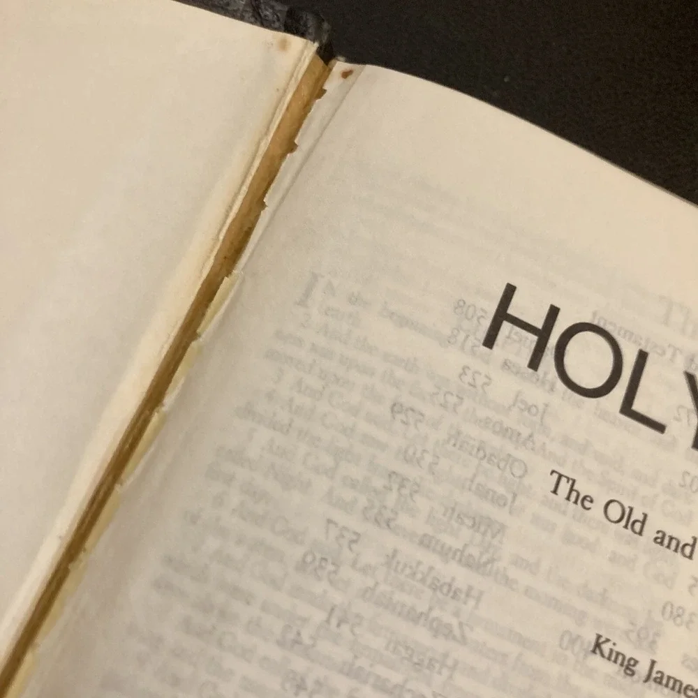 Holy Bible King James Red Letter Edition Crusade 1977‎ Leather Concordance